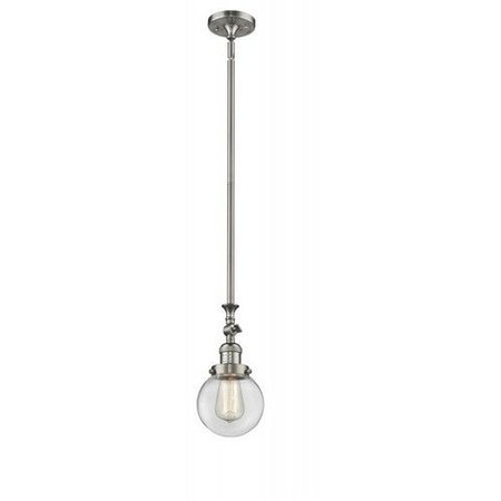 INNOVATIONS LIGHTING One Light Mini Pendant 206-SN-G202-6